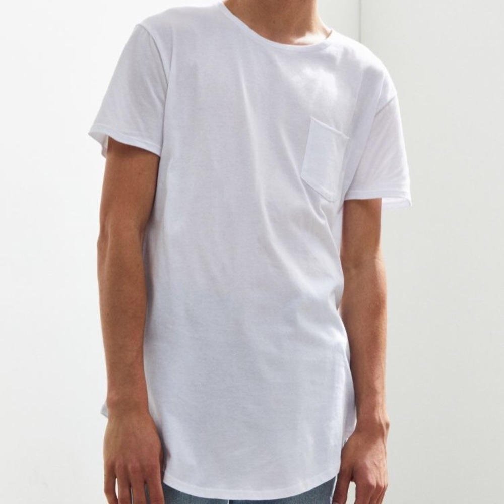 Urban Outfitters Curved Hem Shirt